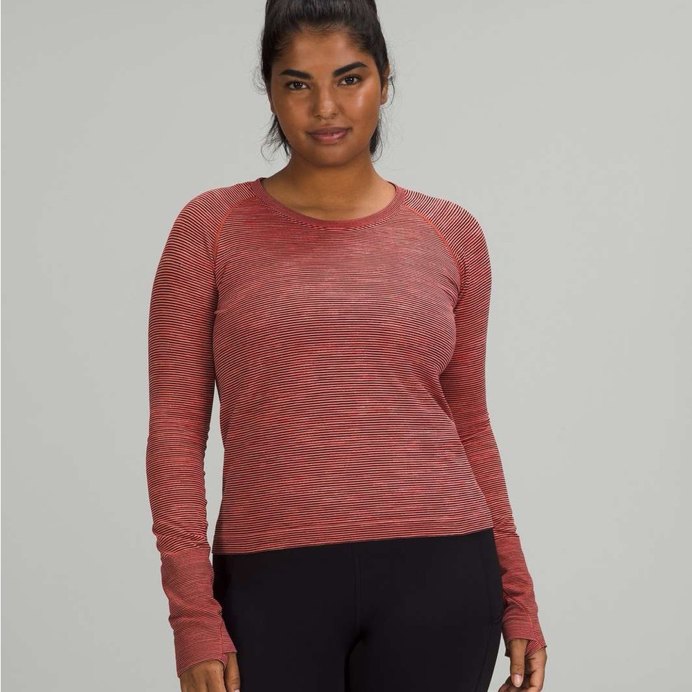 Lululemon Swiftly Tech Long Sleeve Shirt 2.0 *Race Length size 8 - Picture 3 of 6